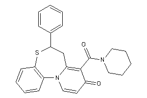 6-phenyl-8-(piperidine-1-carbonyl)-6,7-dihydropyrido[2,1-d][1,5]benzothiazepin-9-one