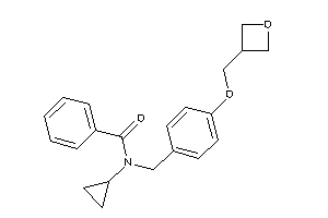 N-cyclopropyl-N-[4-(oxetan-3-ylmethoxy)benzyl]benzamide