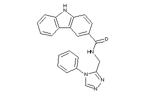 N-[(4-phenyl-1,2,4-triazol-3-yl)methyl]-9H-carbazole-3-carboxamide