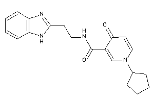 N-[2-(1H-benzimidazol-2-yl)ethyl]-1-cyclopentyl-4-keto-nicotinamide