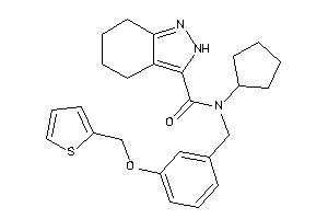 Image of N-cyclopentyl-N-[3-(2-thenyloxy)benzyl]-4,5,6,7-tetrahydro-2H-indazole-3-carboxamide