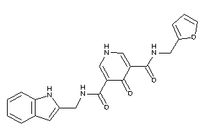 N-(2-furfuryl)-N'-(1H-indol-2-ylmethyl)-4-keto-1H-pyridine-3,5-dicarboxamide