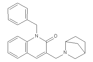 3-(5-azabicyclo[2.2.1]heptan-5-ylmethyl)-1-benzyl-carbostyril