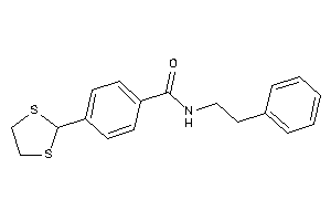4-(1,3-dithiolan-2-yl)-N-phenethyl-benzamide
