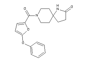 8-(5-phenoxy-2-furoyl)-4,8-diazaspiro[4.5]decan-3-one