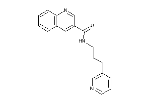 N-[3-(3-pyridyl)propyl]quinoline-3-carboxamide