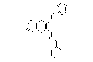 (2-benzoxy-3-quinolyl)methyl-(1,4-dioxan-2-ylmethyl)amine