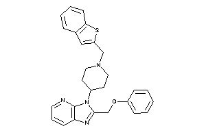 3-[1-(benzothiophen-2-ylmethyl)-4-piperidyl]-2-(phenoxymethyl)imidazo[4,5-b]pyridine