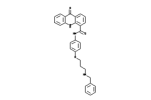 N-[4-[3-(benzylamino)propoxy]phenyl]-9-keto-10H-acridine-4-carboxamide