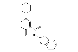 1-cyclohexyl-N-indan-2-yl-4-keto-nicotinamide