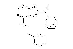 5-azabicyclo[2.2.1]heptan-5-yl-[4-(2-piperidinoethylamino)thieno[2,3-d]pyrimidin-6-yl]methanone