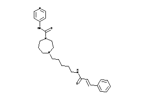 4-(5-cinnamamidopentyl)-N-(4-pyridyl)-1,4-diazepane-1-carboxamide