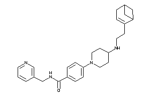 4-[4-[2-(4-bicyclo[3.1.1]hept-3-enyl)ethylamino]piperidino]-N-(3-pyridylmethyl)benzamide