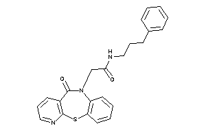 2-(5-ketopyrido[2,3-b][1,5]benzothiazepin-6-yl)-N-(3-phenylpropyl)acetamide