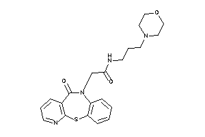 2-(5-ketopyrido[2,3-b][1,5]benzothiazepin-6-yl)-N-(3-morpholinopropyl)acetamide