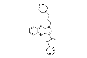 1-(3-morpholinopropyl)-N-phenyl-pyrrolo[2,3-b]quinoxaline-3-carboxamide