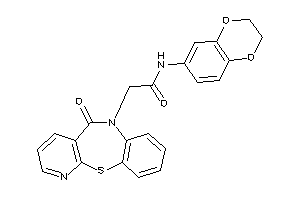 N-(2,3-dihydro-1,4-benzodioxin-6-yl)-2-(5-ketopyrido[2,3-b][1,5]benzothiazepin-6-yl)acetamide