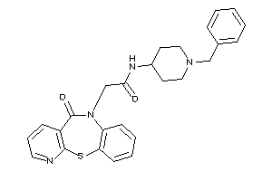 N-(1-benzyl-4-piperidyl)-2-(5-ketopyrido[2,3-b][1,5]benzothiazepin-6-yl)acetamide