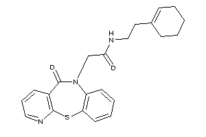 N-(2-cyclohexen-1-ylethyl)-2-(5-ketopyrido[2,3-b][1,5]benzothiazepin-6-yl)acetamide