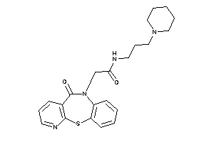 2-(5-ketopyrido[2,3-b][1,5]benzothiazepin-6-yl)-N-(3-piperidinopropyl)acetamide