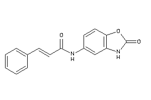 N-(2-keto-3H-1,3-benzoxazol-5-yl)-3-phenyl-acrylamide