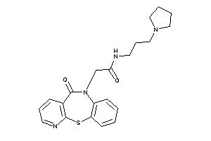 2-(5-ketopyrido[2,3-b][1,5]benzothiazepin-6-yl)-N-(3-pyrrolidinopropyl)acetamide