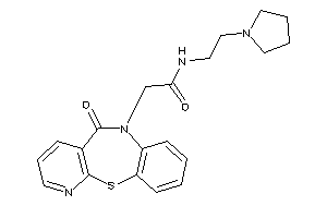 2-(5-ketopyrido[2,3-b][1,5]benzothiazepin-6-yl)-N-(2-pyrrolidinoethyl)acetamide