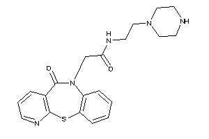 2-(5-ketopyrido[2,3-b][1,5]benzothiazepin-6-yl)-N-(2-piperazinoethyl)acetamide