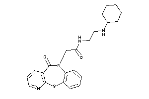 N-[2-(cyclohexylamino)ethyl]-2-(5-ketopyrido[2,3-b][1,5]benzothiazepin-6-yl)acetamide