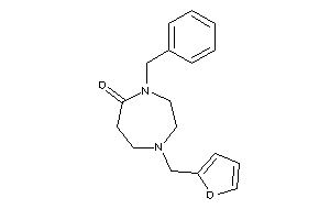 4-benzyl-1-(2-furfuryl)-1,4-diazepan-5-one