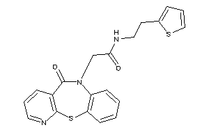 2-(5-ketopyrido[2,3-b][1,5]benzothiazepin-6-yl)-N-[2-(2-thienyl)ethyl]acetamide