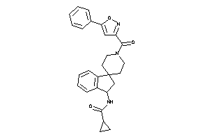 N-[1'-(5-phenylisoxazole-3-carbonyl)spiro[indane-3,4'-piperidine]-1-yl]cyclopropanecarboxamide