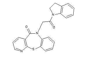 6-(2-indolin-1-yl-2-keto-ethyl)pyrido[2,3-b][1,5]benzothiazepin-5-one