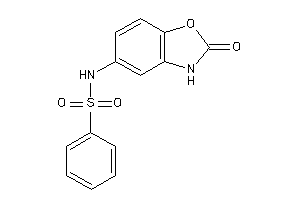 N-(2-keto-3H-1,3-benzoxazol-5-yl)benzenesulfonamide