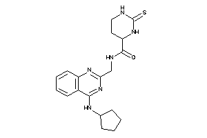 N-[[4-(cyclopentylamino)quinazolin-2-yl]methyl]-2-thioxo-hexahydropyrimidine-4-carboxamide