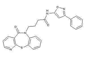 4-(5-ketopyrido[2,3-b][1,5]benzothiazepin-6-yl)-N-(3-phenylisoxazol-5-yl)butyramide