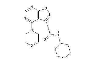 Image of N-cyclohexyl-4-morpholino-isoxazolo[5,4-d]pyrimidine-3-carboxamide