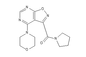 Image of (4-morpholinoisoxazolo[5,4-d]pyrimidin-3-yl)-pyrrolidino-methanone
