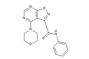 4-morpholino-N-phenyl-isoxazolo[5,4-d]pyrimidine-3-carboxamide