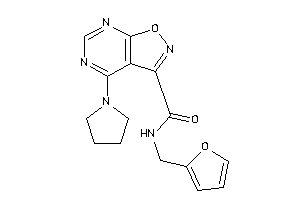 N-(2-furfuryl)-4-pyrrolidino-isoxazolo[5,4-d]pyrimidine-3-carboxamide