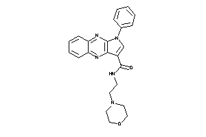 N-(2-morpholinoethyl)-1-phenyl-pyrrolo[2,3-b]quinoxaline-3-carboxamide