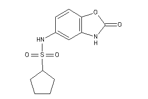 N-(2-keto-3H-1,3-benzoxazol-5-yl)cyclopentanesulfonamide