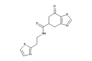 7-keto-N-(2-thiazol-2-ylethyl)-5,6-dihydro-4H-1,3-benzothiazole-5-carboxamide