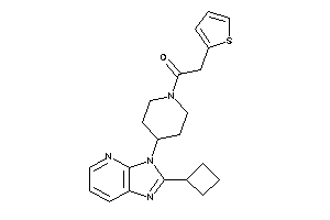 1-[4-(2-cyclobutylimidazo[4,5-b]pyridin-3-yl)piperidino]-2-(2-thienyl)ethanone