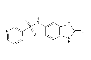 N-(2-keto-3H-1,3-benzoxazol-6-yl)pyridine-3-sulfonamide