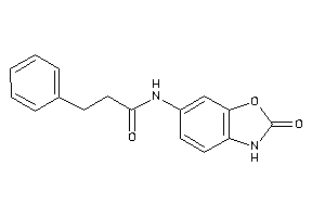 N-(2-keto-3H-1,3-benzoxazol-6-yl)-3-phenyl-propionamide