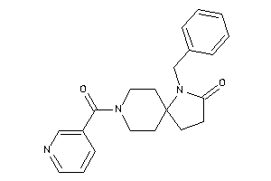 4-benzyl-8-nicotinoyl-4,8-diazaspiro[4.5]decan-3-one