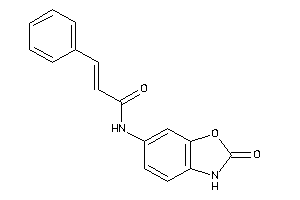 N-(2-keto-3H-1,3-benzoxazol-6-yl)-3-phenyl-acrylamide