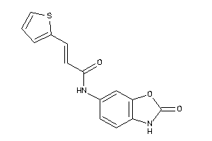 N-(2-keto-3H-1,3-benzoxazol-6-yl)-3-(2-thienyl)acrylamide