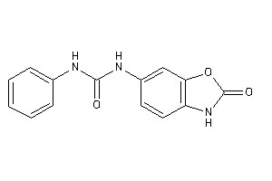 1-(2-keto-3H-1,3-benzoxazol-6-yl)-3-phenyl-urea